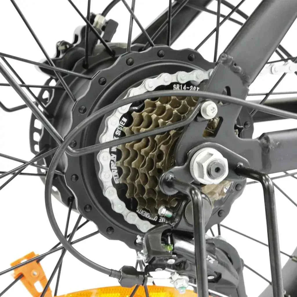 20" Fat Tire K750 Electric Cargo Bike 750W 48V 20.8Ah Battery