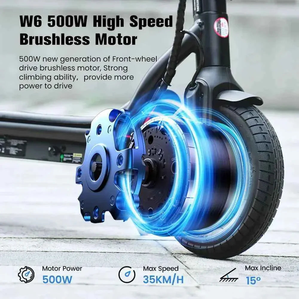 Finbike W6 Commuter Electric Scooter 500W Motor 36V 7.8Ah Battery