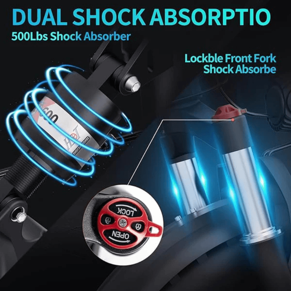 Folding Ebikes for Adults Ridstar 750W Motor 48V 14AH Removable Battery 20 X 4.0 Fat Tire Shimano 7-Speed 19.8MPH Electric Bike