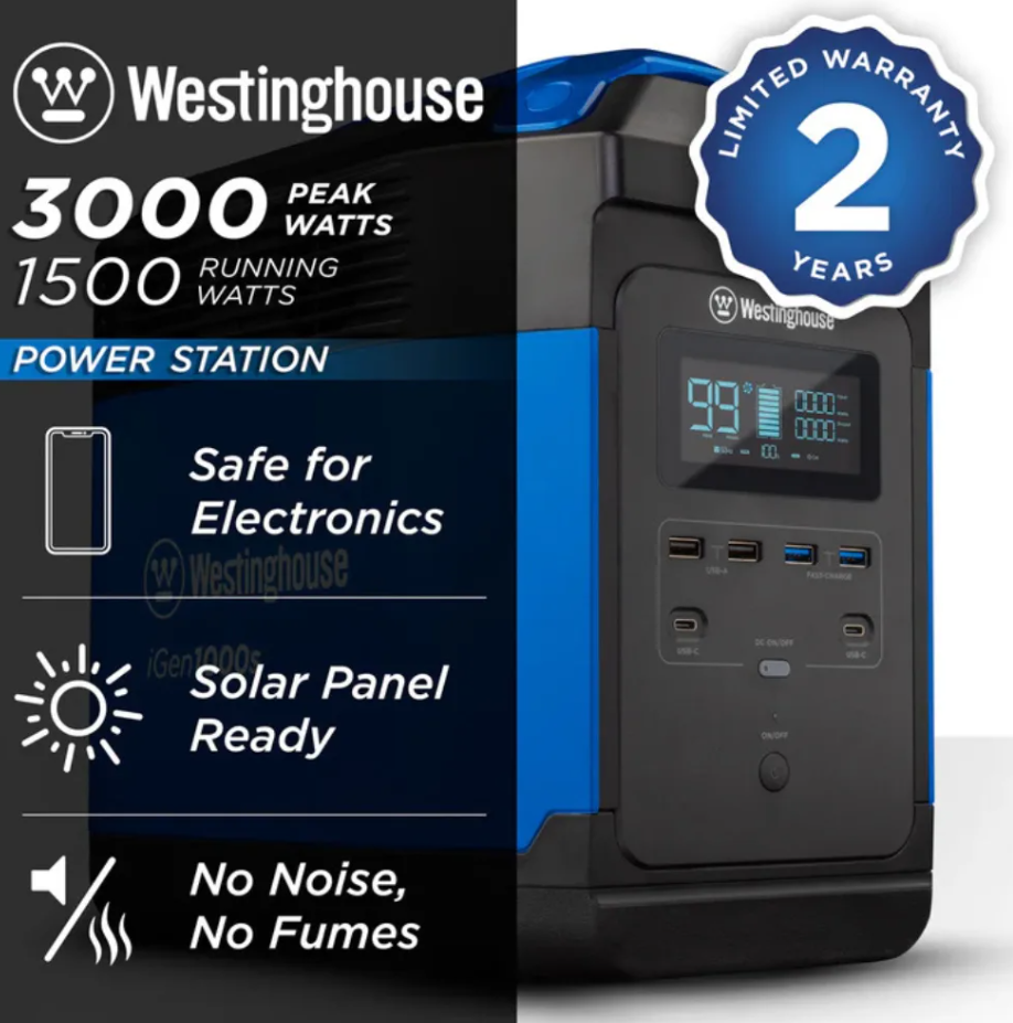 WESTINGHOUSE iGEN1000S PORTABLE POWER STATION
