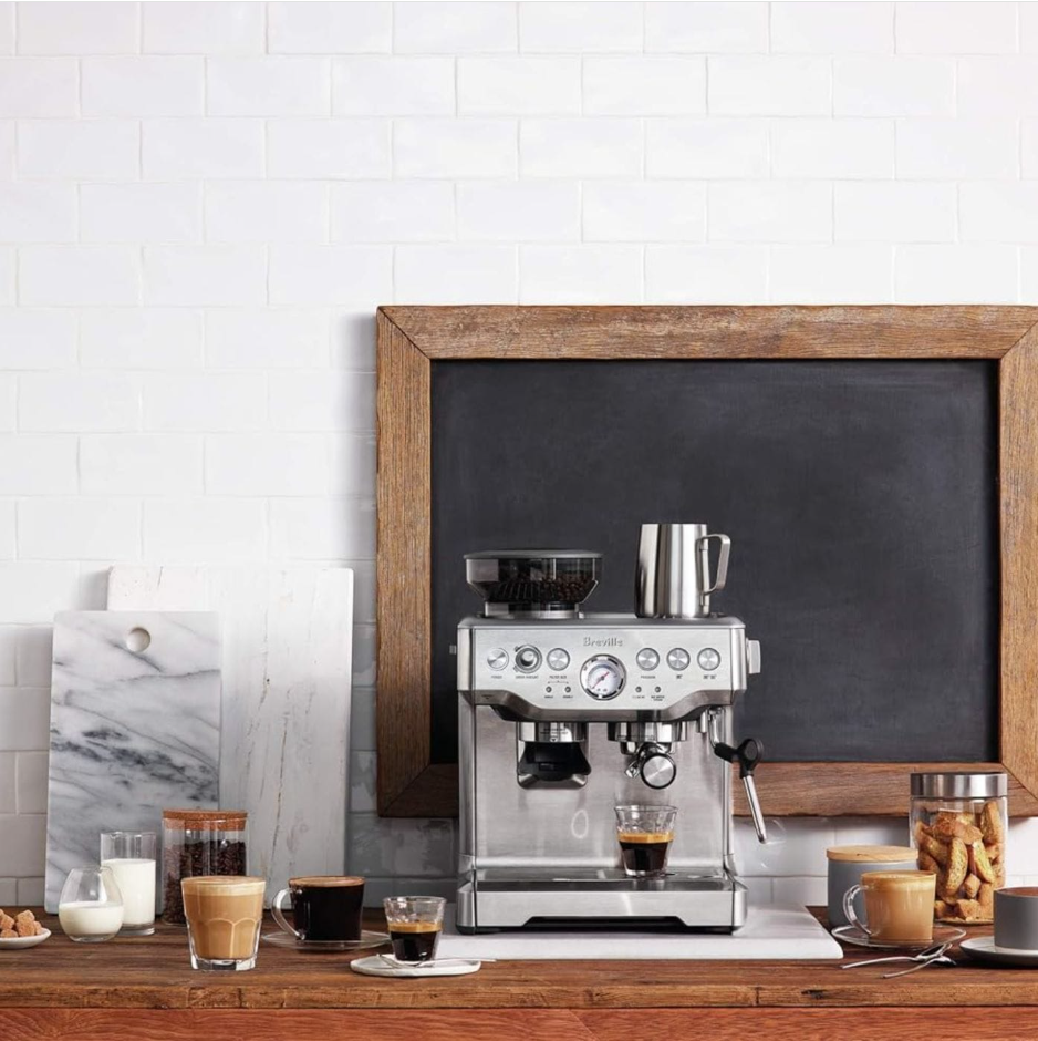 Breville Barista Express – Brushed Stainless Steel | From Beans to Espresso in Under a Minute