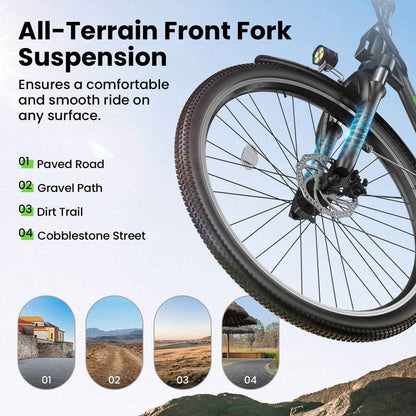 Finbike U2 Step-Thru Electric Bike 36V 13Ah Battery 75km Range