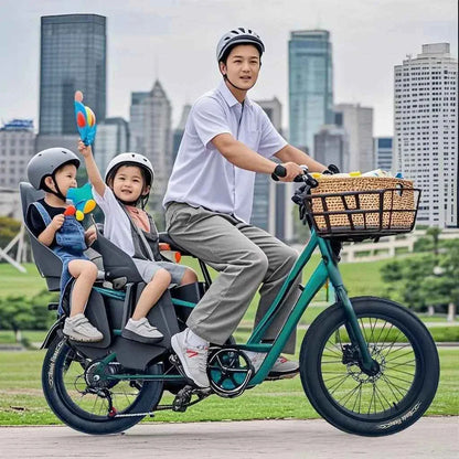 20" Fat Tire K750 Electric Cargo Bike 750W 48V 20.8Ah Battery