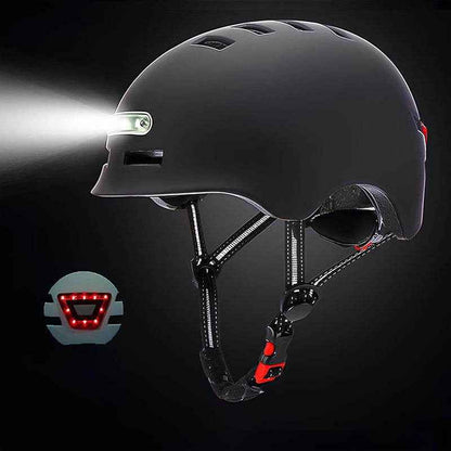 Finbike Bicycle Helmet With LED Light