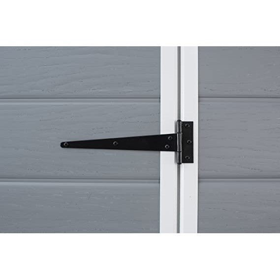 6 x 6 Manor Plastic Pent Garden Storage Shed – Grey