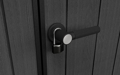 11x 7 Cortina Heavy Duty Plastic Pent Shed – Dark Grey