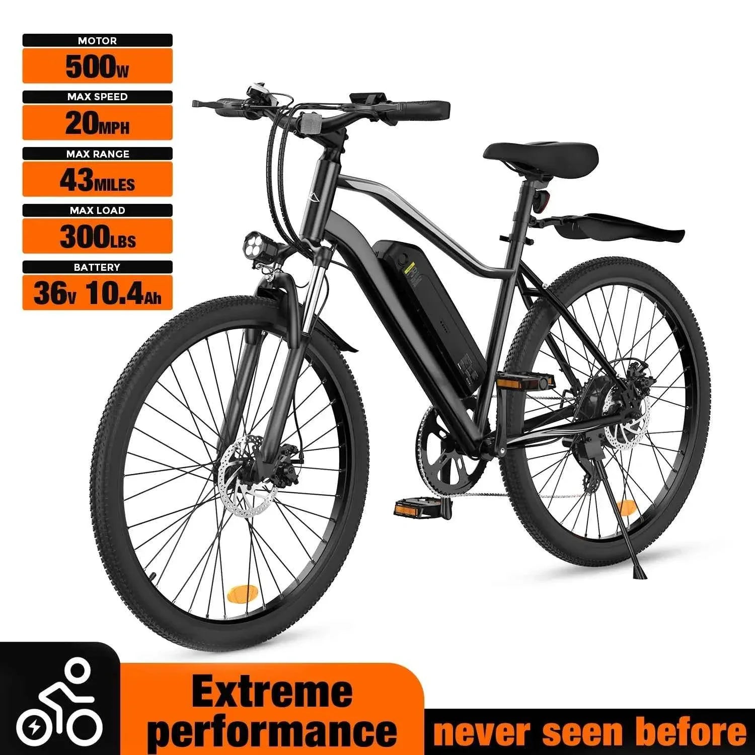 Finbike M10 Mountain Electric Bike 36V 10.4Ah 35km/h Speed