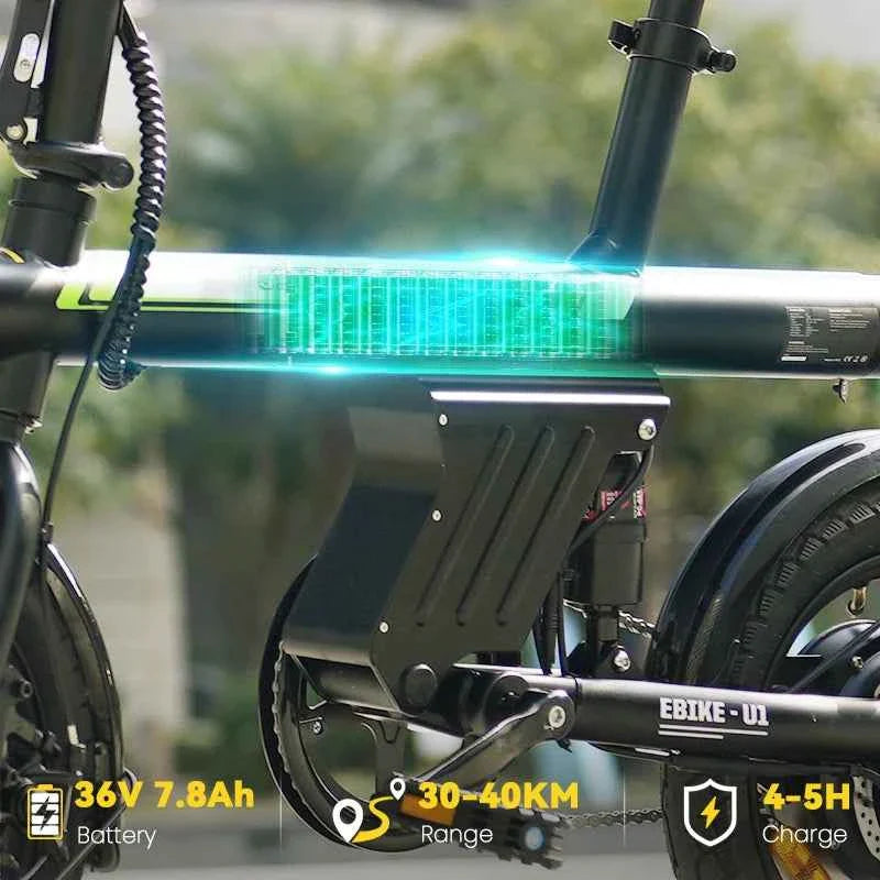 Finbike U1 Electric City Bike 36V 7.8Ah Battery 45km Max Range