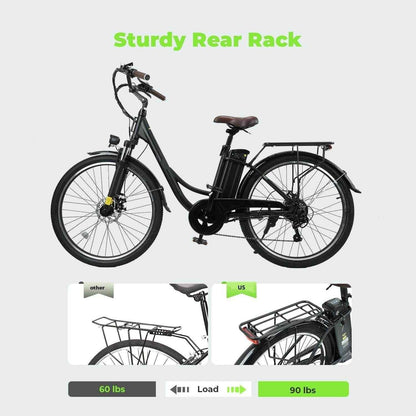 Finbike U2 Step-Thru Electric Bike 36V 13Ah Battery 75km Range