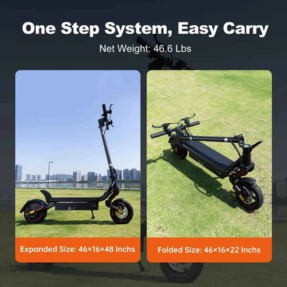 Finbike W8 Off-Road Electric Scooter 48V 14Ah Battery 750W Motor