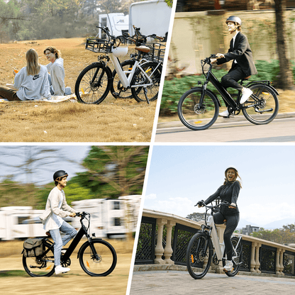 Finbike Ucity Trekking Electric Bike 36V 10.4Ah 88km Range