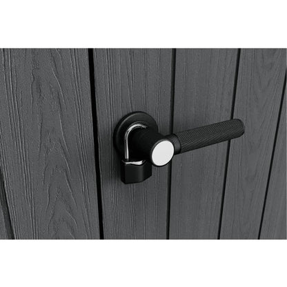 4×2 Cortina Alto Heavy Duty Vertical Plastic Garden Shed with Shelves