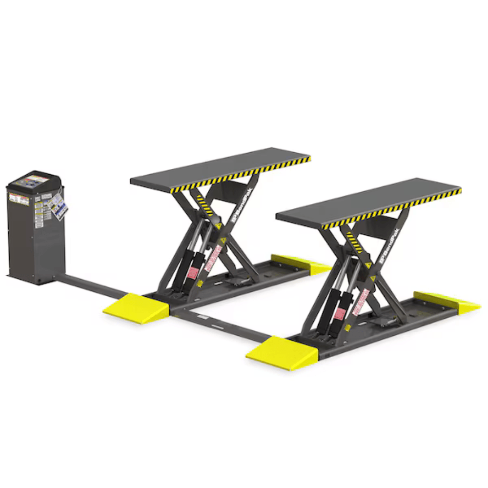 &nbsp; BendPak MDS-6LP Mid-Rise Open-Center Lift 6,000-lb. Capacity / Mid-Rise Scissor Lift / Open-Center