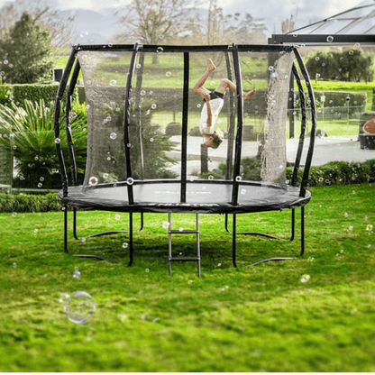ALLSTAR 10 Trampoline Outdoor Backyard Play Equipment with Net &amp; Ladder