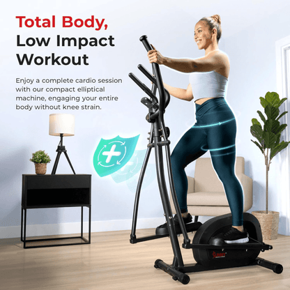 Sunny Health and Fitness Programmable Magnetic Elliptical