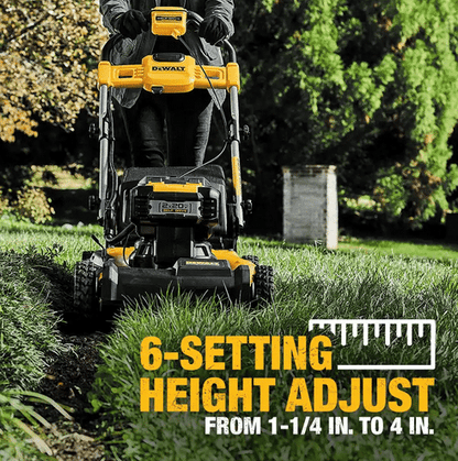 21.5 in. 20-V Li-Ion Cordless Battery Walk Behind Self Propelled Mower w/Hedge,Bare Trimmer,Blower,Cleaner,Pole/Hand Saw