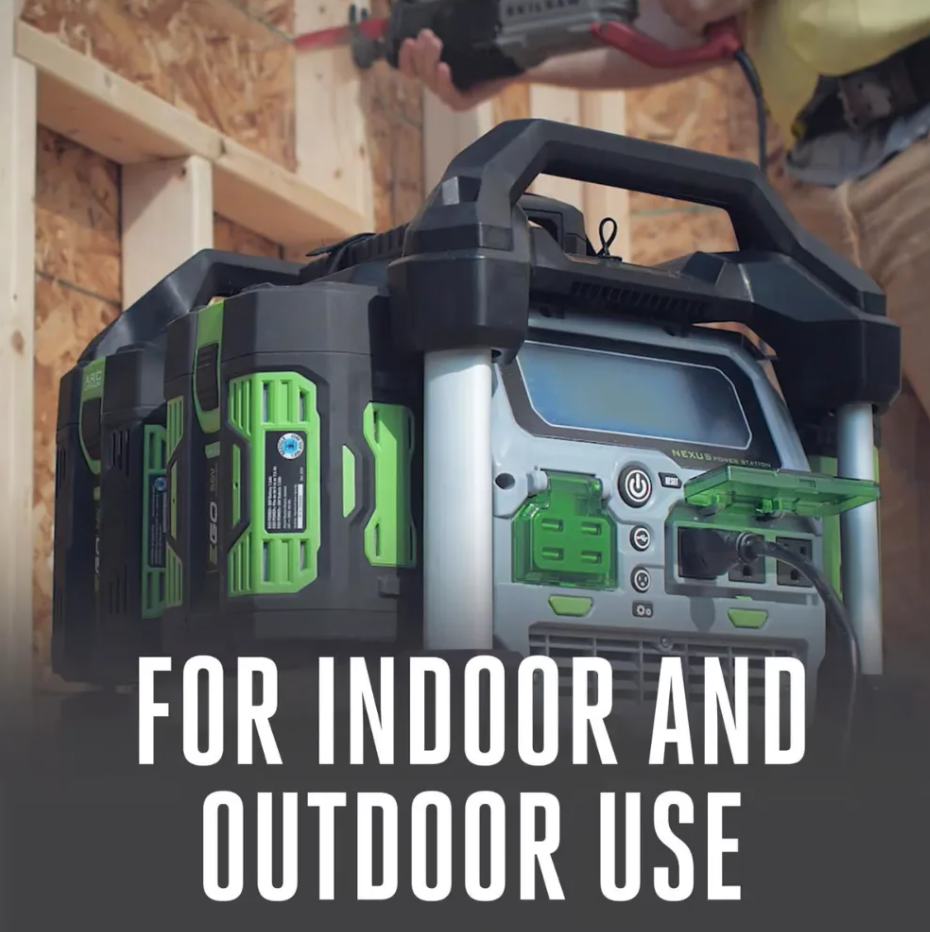 EGO Power+ Nexus Power Station 120 V 3000 W 3 outlets Power Inverter