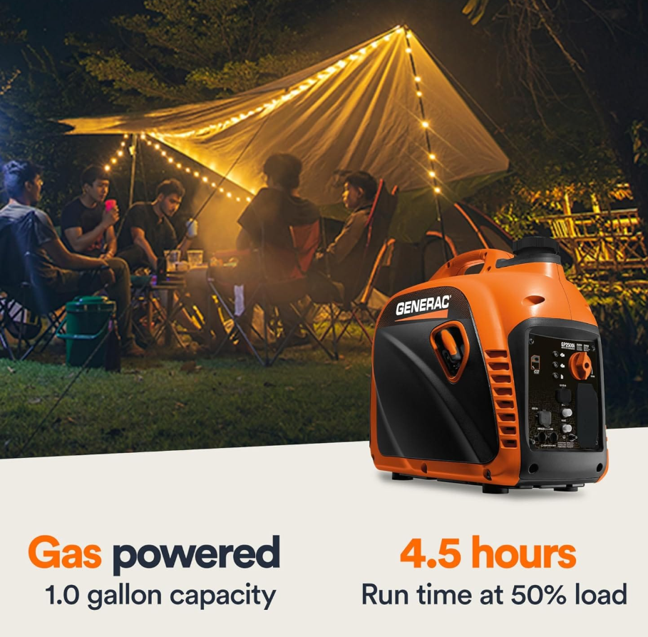 GENERAC 8251 GP2500i-2 INVERTER GENERATOR WITH COSENSE