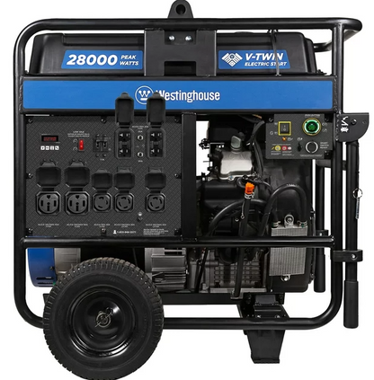 Westinghouse 28,000 Peak Watt Home Backup Portable Generator, Remote Electric Start with Co Sensor