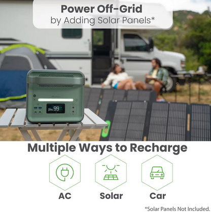 Yoshino B4000 SST New Solid-State Portable Power Station 2,611Wh, 4,000W Continuous6,000W Peak Solar Optional Generator,UPS Backup Battery