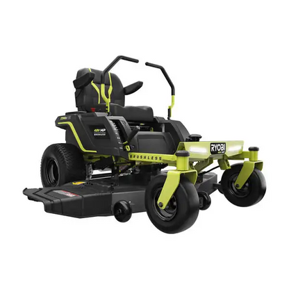 Ryobi 48V HP Brushless 54-inch 115 Ah Battery Electric Riding Zero Turn Mower
