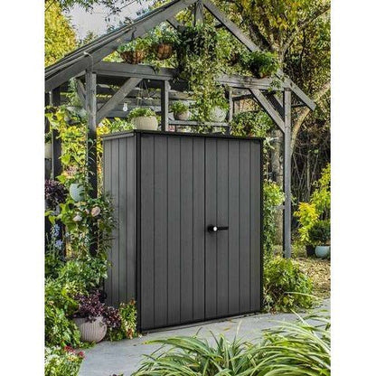 4×2 Cortina Alto Heavy Duty Vertical Plastic Garden Shed with Shelves
