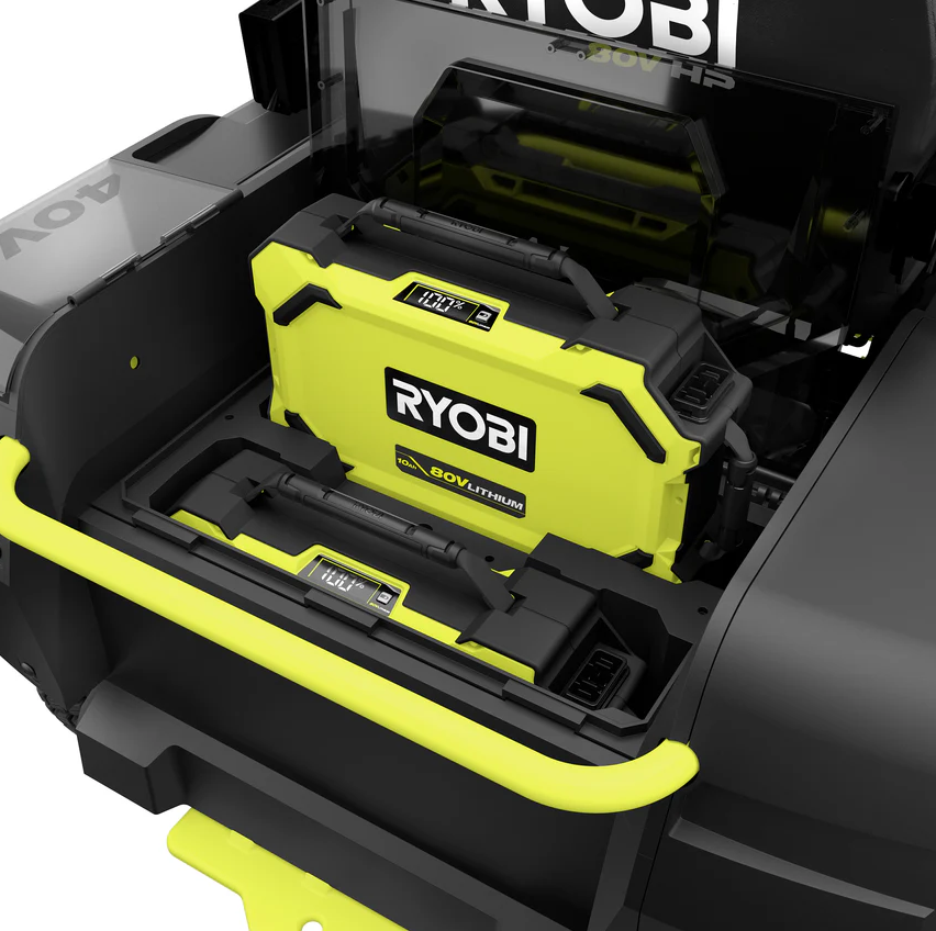 RYOBI 80V HP Brushless 30 in. Battery Electric Cordless Zero Turn Mower with 80V 10 Ah Batteries
